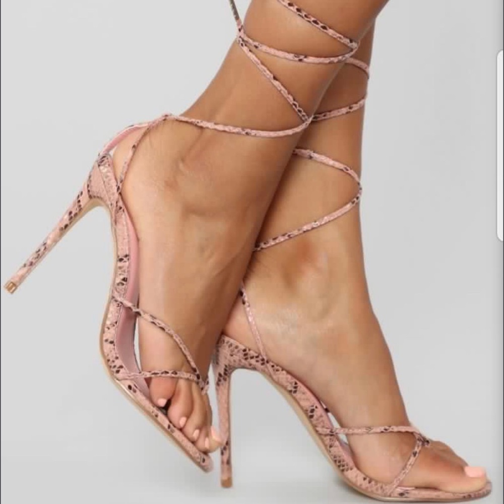 COPY - Pink Snake Heels